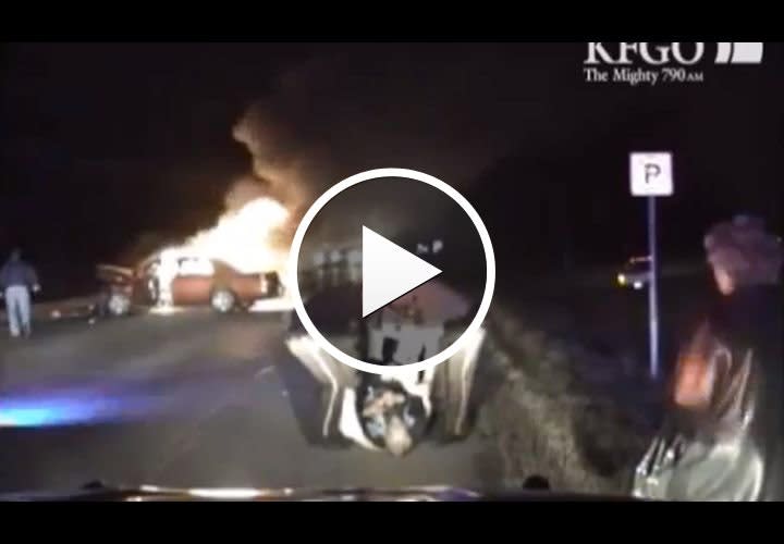 Video: Deputy Rescues Driver In Head-On Crash
