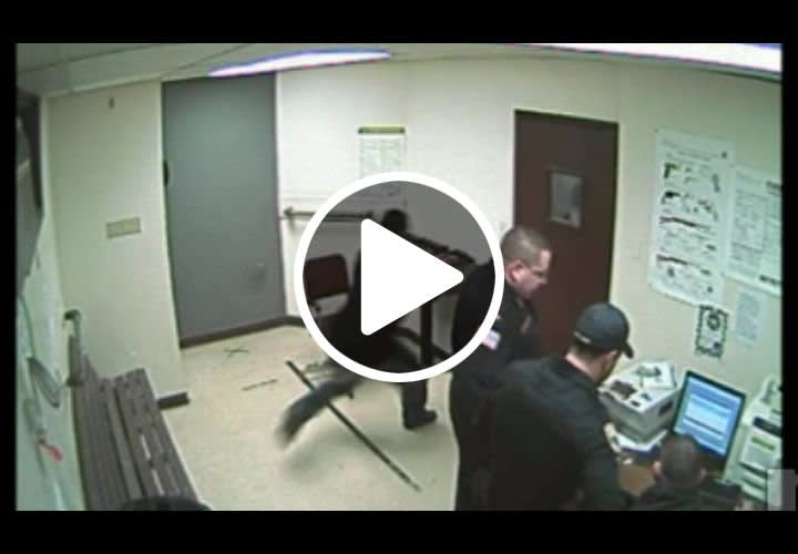 Video: Teen Escapes Station During Booking