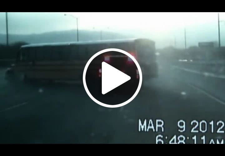 Video: N.M. Troopers Pursue School Bus