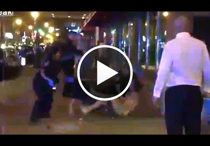 Video: Naked 'Ninja' Fights 3 Indy Cops