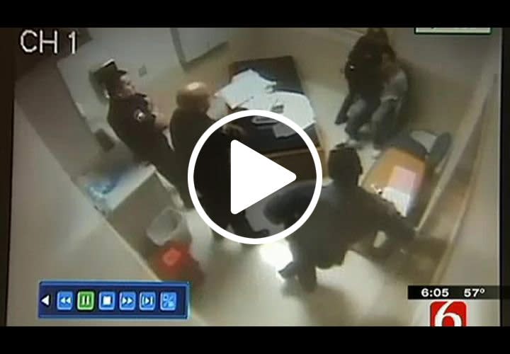 Video: Okla. Cops Fired for Restraining Hospital Patient