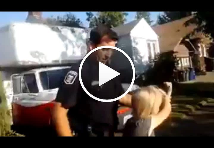 Video: Bitten Ore. Officer Slaps Boy