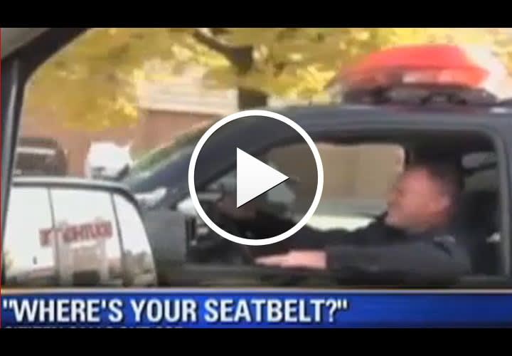 Video: Seat-belt Activist Tries To Pull Over Mich. Cop