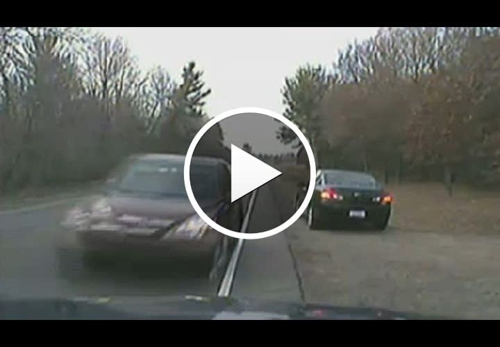 Video: Wis. Officer's SUV Struck Head-On at Traffic Stop