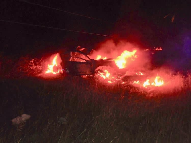 Oklahoma Deputy Jumps Over Power Lines to Rescue Man in Burning Car