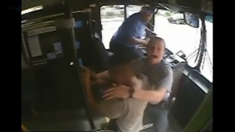 Video: Oklahoma City Officer Fatally Shoots Man After Gun Grab Attack on Bus