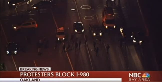 Video: Protesters Block Oakland Freeway After Police Kill Carjacking Suspect
