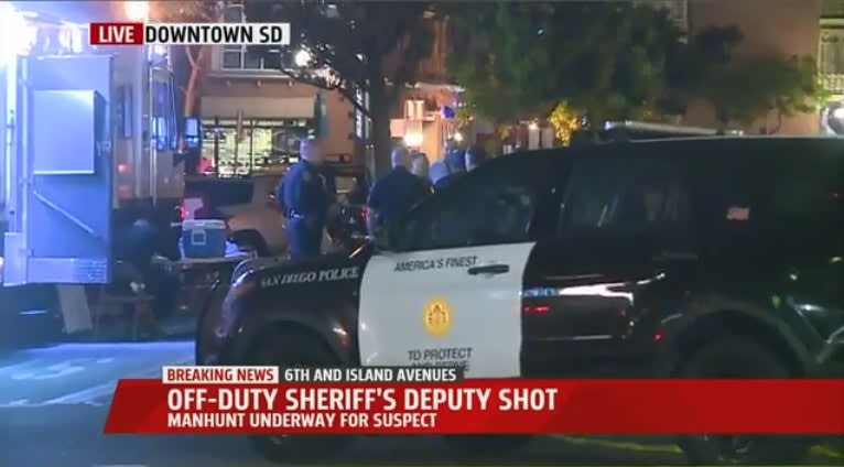 Video: Off-Duty Deputy Shot in San Diego's Gaslamp Quarter