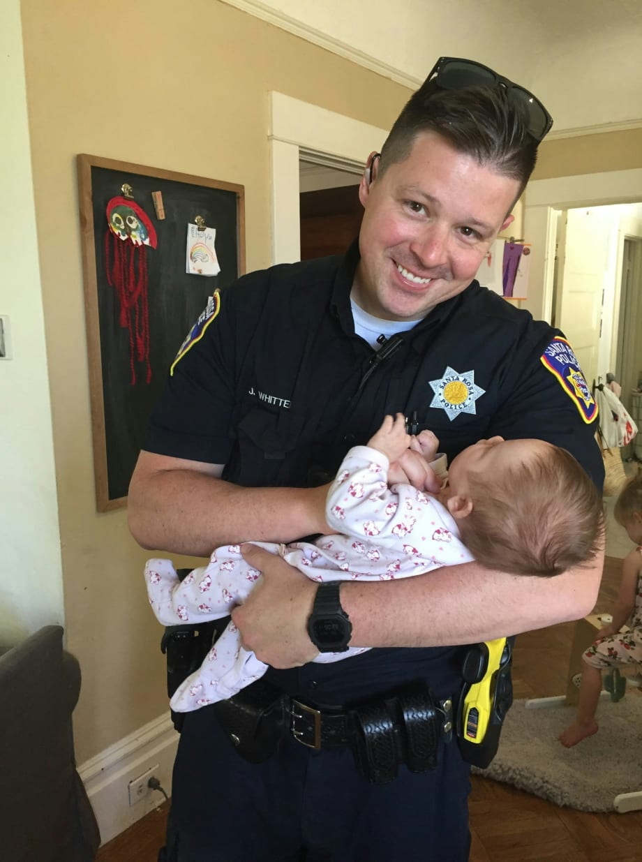 California Officer Adopts Baby of Homeless Woman Battling Drug Addiction