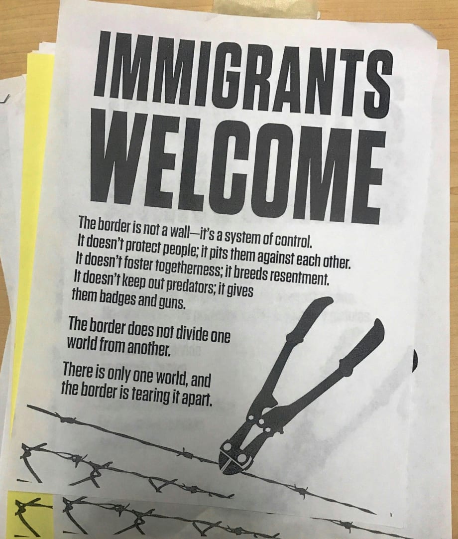 Posters in OR Elementary School Seem to Call Police Predators