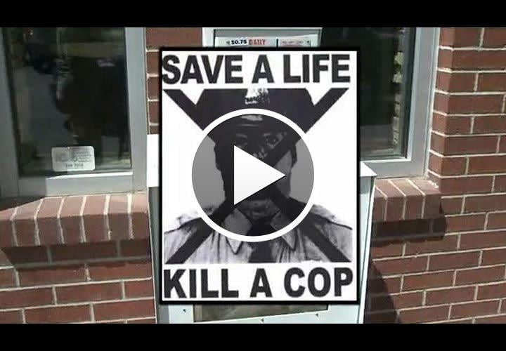 Flyers Threatening Albuquerque Officers Appear in Newspapers