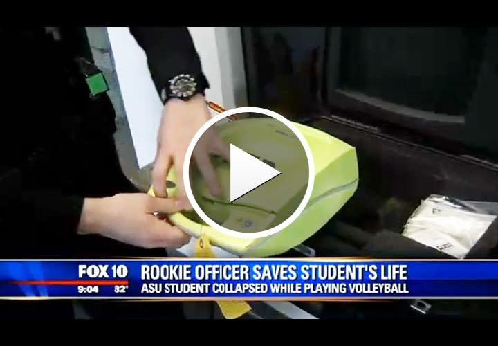 Video: Arizona Campus Officer Saves Student's Life