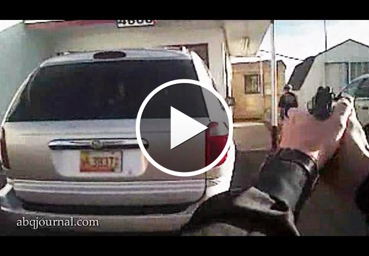 Video: N.M. Officer Shoots Fleeing Robbery Suspect