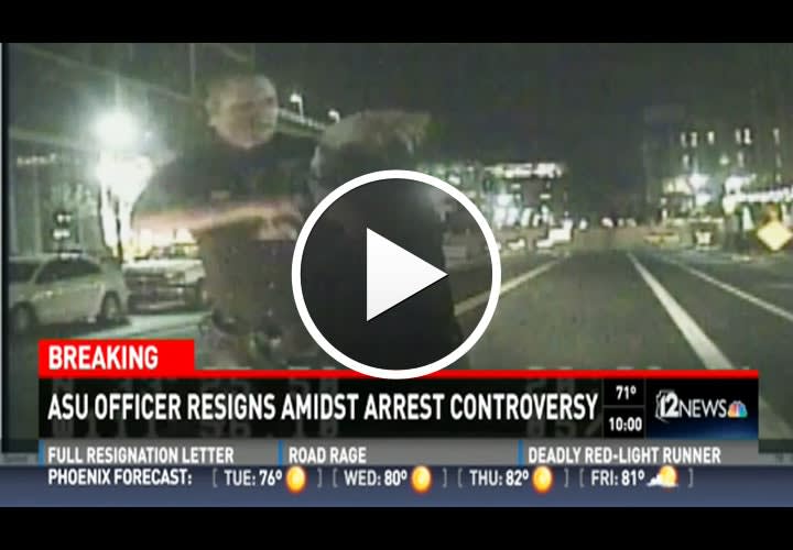 Video: Arizona State University Officer Facing Termination for Force Incident Resigns