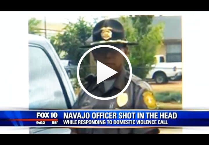 Video: Navajo Nation Officer Shot in Head, in Stable Condition