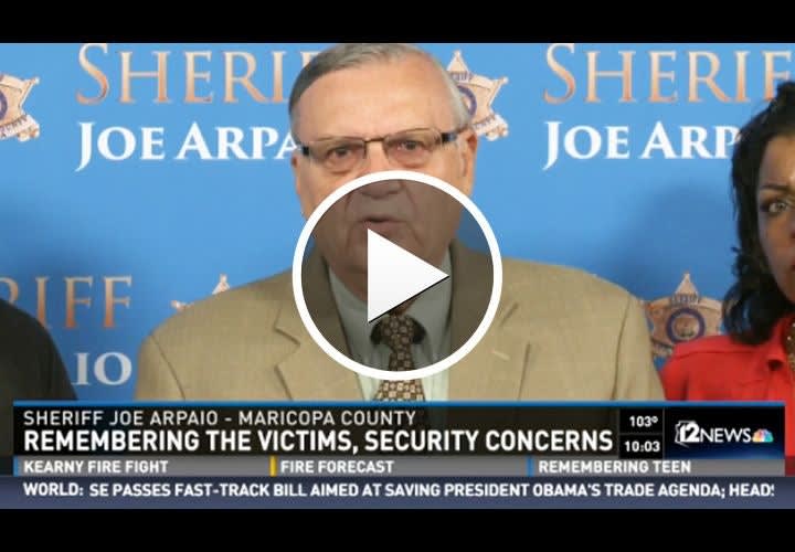 Video: Arizona's Sheriff Joe Arpaio to Send Armed Volunteers to Protect Churches