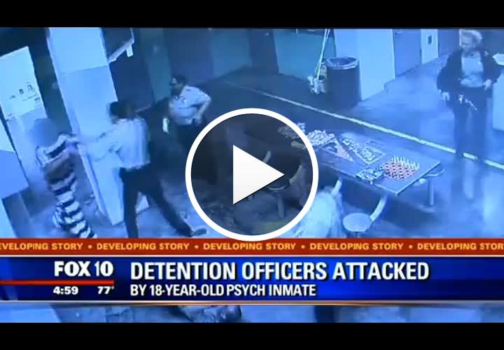 Video: Inmate Attack Sends Three Arizona Officers to the Hospital