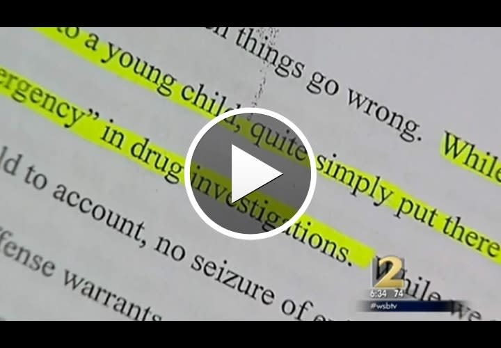 Video: Georgia Grand Jury Clears SWAT Team in Raid That Injured Toddler, Slams "Emergency" Drug Investigations