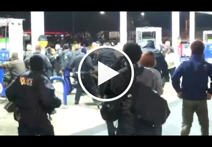 Video: Violent Protest Flares After Fatal Police Shooting Near Ferguson