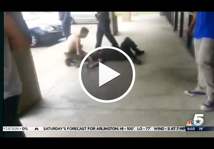 Video: Texas Officer Seriously Burned When Suspect Lights Himself on Fire