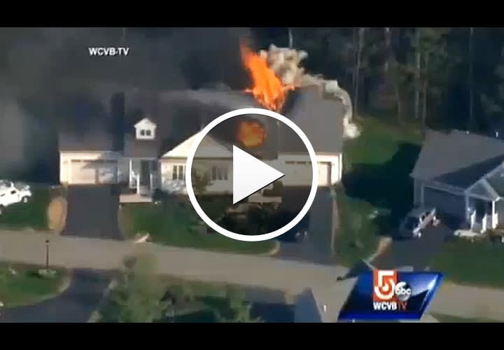 New Hampshire Officer Killed, House Burns and Explodes at Domestic Disturbance