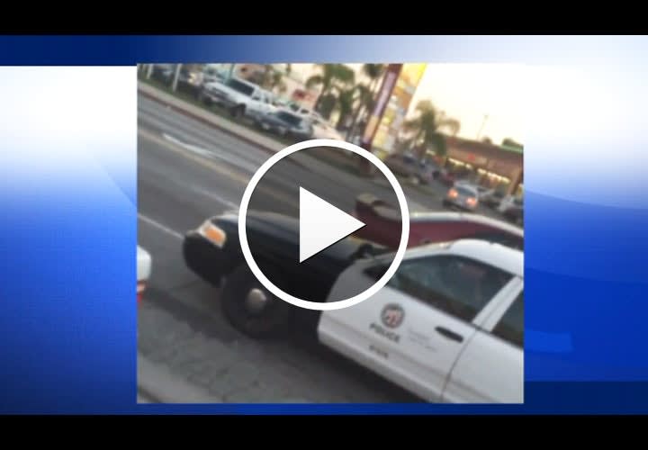 Video: Man Who Leads LAPD Officers on Chase, Carjacks Woman Shot
