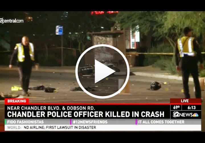 Video: Arizona Motor Officer Killed in Hit-and-Run