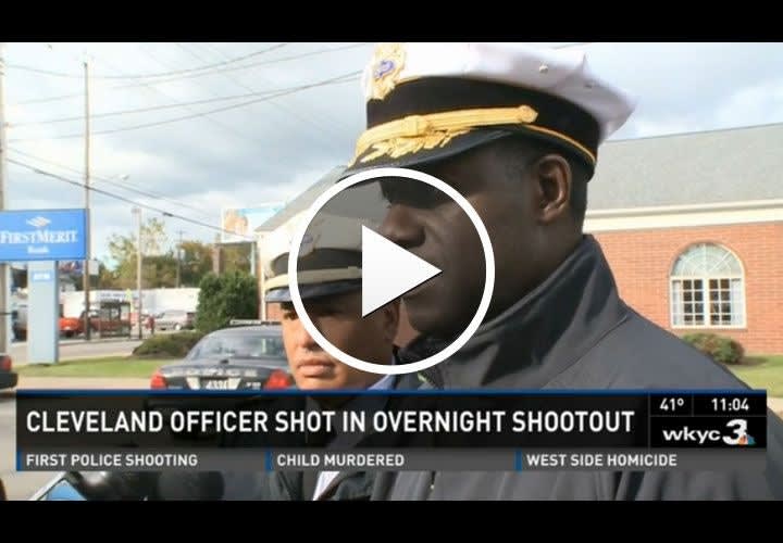 Video: Cleveland Officer "Okay" After Shot in Vest