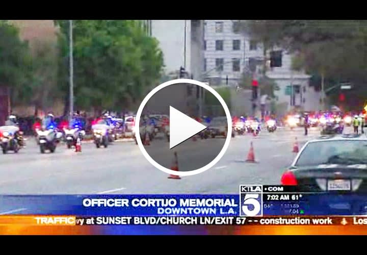 Video: LAPD Honors Fallen Motor Officer