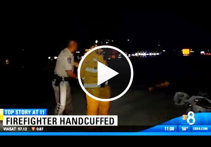 Video: CHP Officer Handcuffs Firefighter at Crash Scene, Chiefs Meet