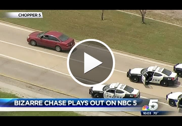 Video: Chase, Standoff End With Fatal Shooting Outside Dallas Mall