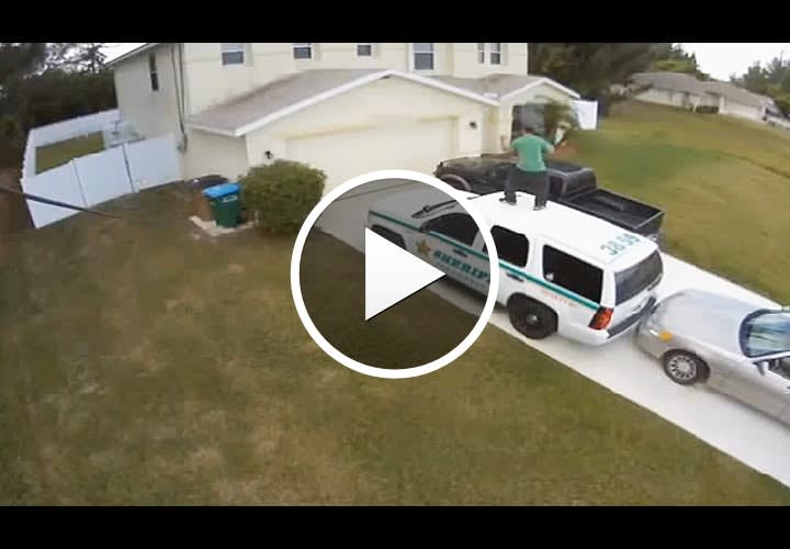 Video: Florida Man Arrested After Dancing on Sheriff's Vehicle to Stop Vampire Attack