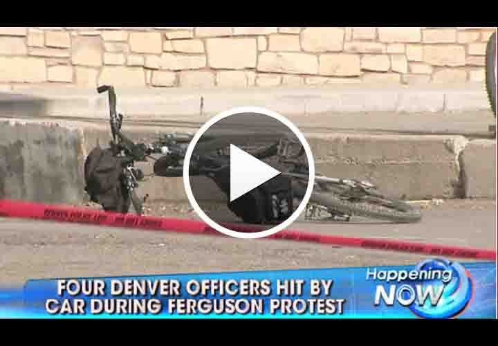 Video: Denver Student Protesters Cheered When Car Struck Officer, Union Official Says