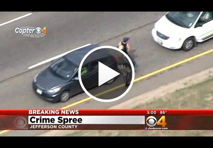 Video: Motor Officer Captures Carjacking Suspect, Ends Colorado Crime Spree