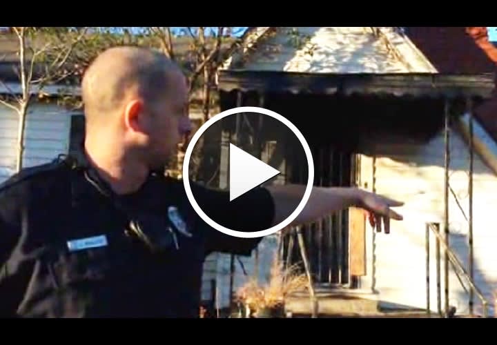 Video: Ala. Officer Rescues 2 from Burning House