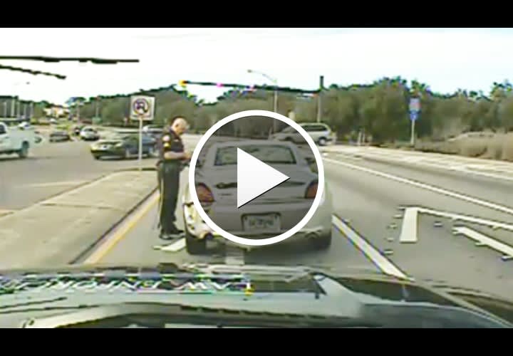Video: Florida Officer Run Over by DUI Suspect