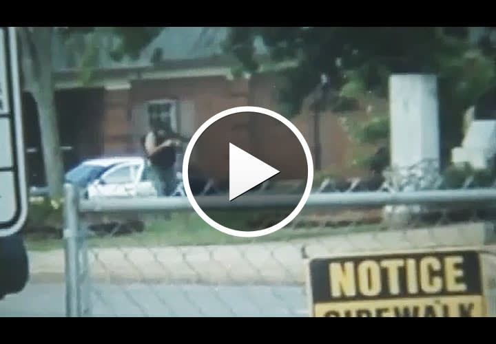 Video: Heavily Armed Man Attacks Georgia Courthouse