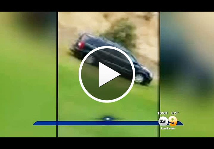 Video: California Vehicle Pursuit Charges Across Golf Course, Suspect Killed