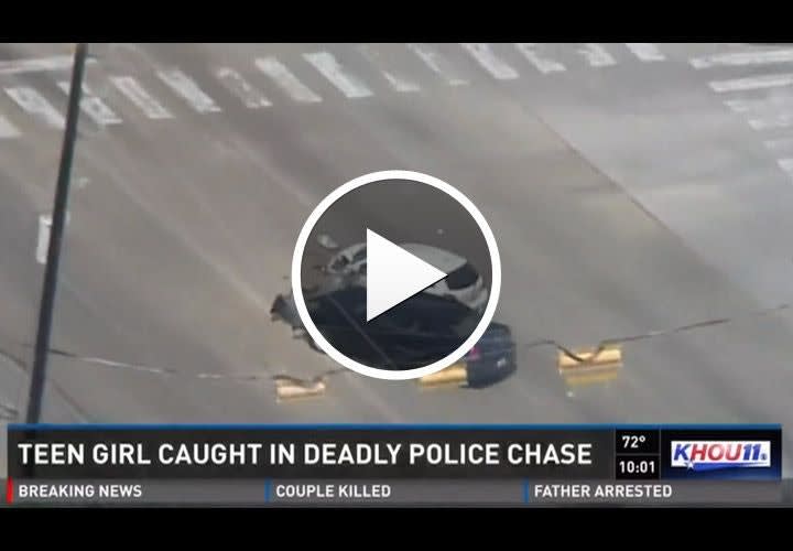 Video: Teen Motorist Injured in Houston Police Chase, Officers Kill Suspect