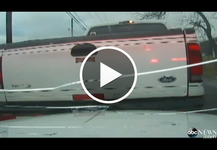 Video: Officer of the Year Rammed Gunman's Truck