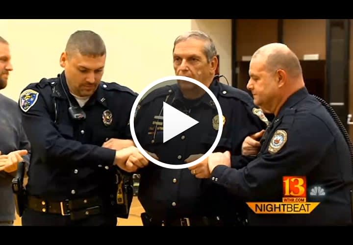 Video: Ind. Chief Takes TASER Hit to Raise Money for Department