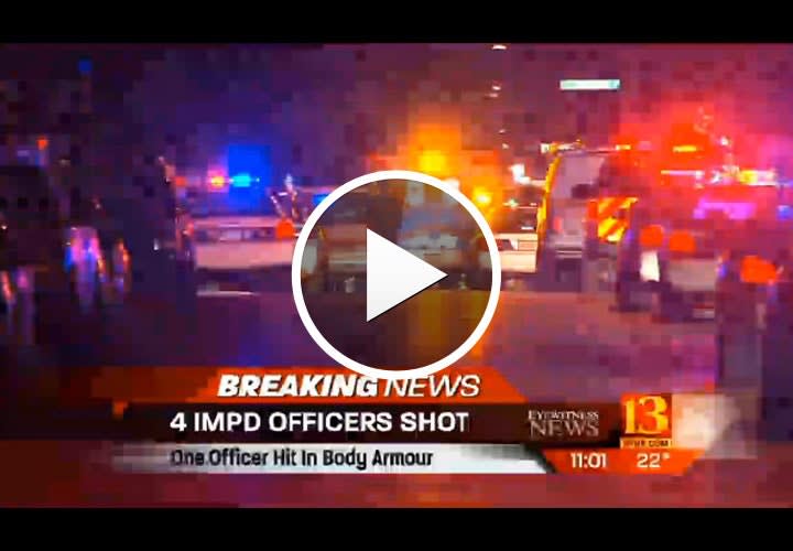 Video: 4 Indy SWAT Officers Shot Serving Warrant, Suspect Killed
