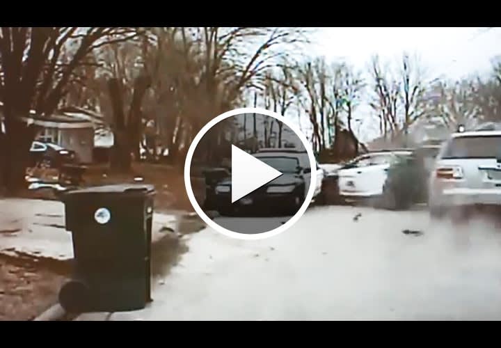Video: Iowa Officers Injured When Man Rams Squad Car