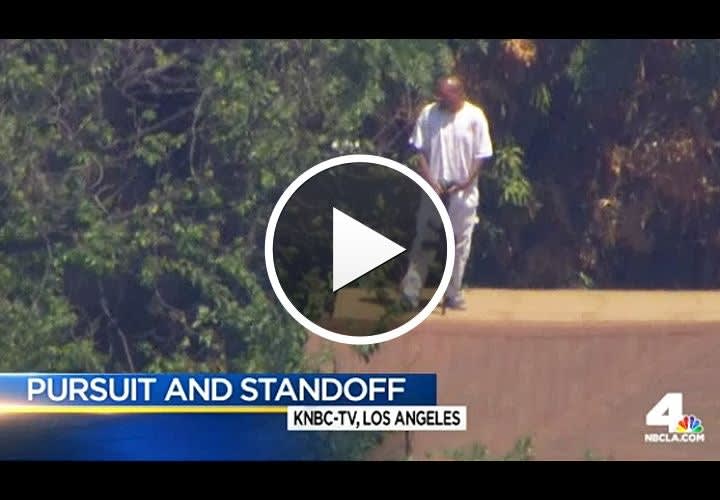 Video: L.A. Gunman Surrenders After SWAT Standoff, High-Speed Pursuit