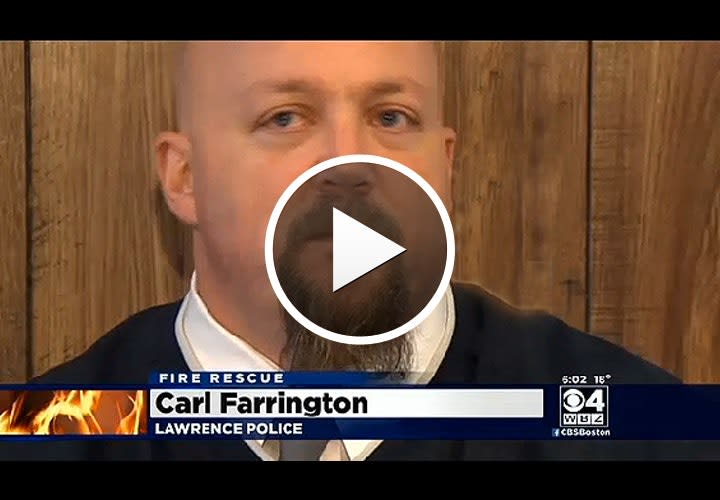 Video: Mass. Officer Helps Rescue Man from Burning House