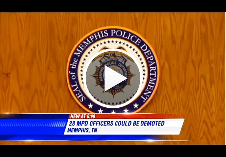 Video: 28 African-American Memphis Officers Face Demotion