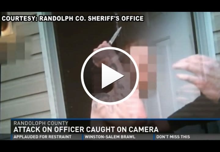 Video: Body Camera Captures Knife Attack on North Carolina Deputy