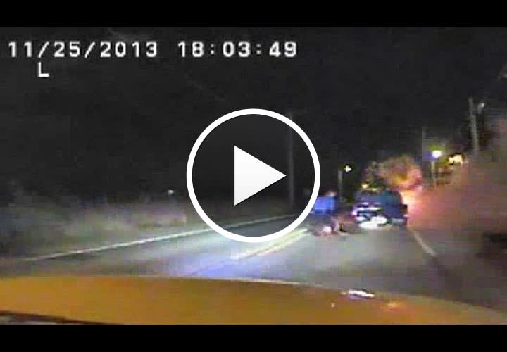 Video: N.J. Officer Rescues Driver from Burning Truck