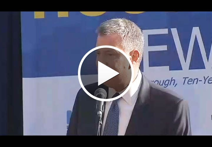 Video: NYPD Unions and Mayor Trade Verbal Jabs