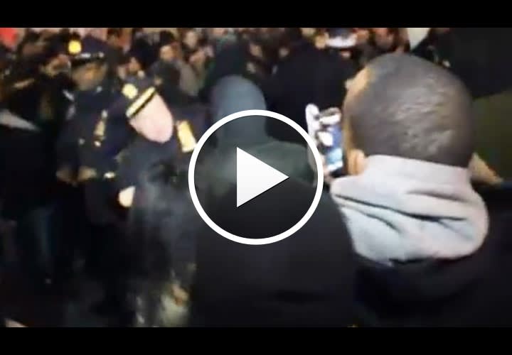 Video: Protester Accused of Punching NYPD Officers